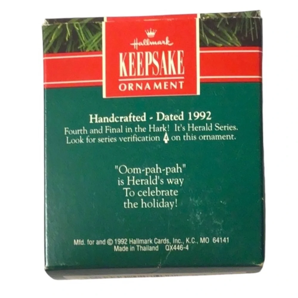 Hallmark 1992 “Hark! It’s Herald!” Christmas Ornament